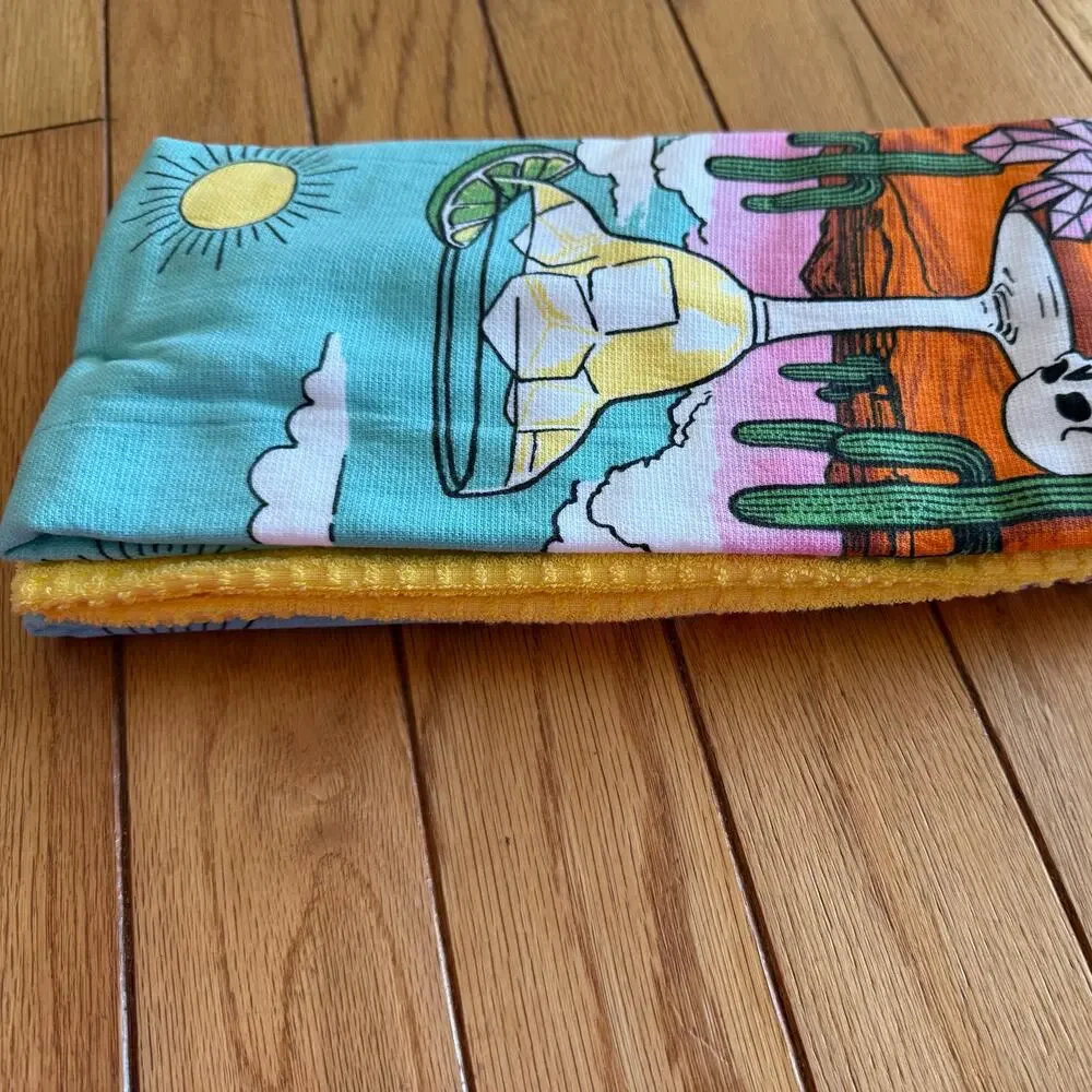 NWT Deborah Connolly Designs Margarita Desert Kitchen Towels  Set of 3
